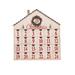 The Holiday Aisle® Wood 17.25 in. Multicolor Christmas Countdown House Wood in Brown | 17.25 H x 16.75 W x 17.25 D in | Wayfair