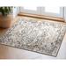 White 36 x 24 x 0.1 in Area Rug - Well Woven Elle Basics Rendezvous Vintage Medallion Beige Non-Slip Rubber Backed Washable Rug Polyester | Wayfair