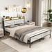 17 Stories Farino Low Profile Panel Bed Metal in White | Queen | Wayfair 30E0163BE3E143459C38B78596018AE5