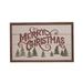 The Holiday Aisle® Wood Merry Christmas Wall Décor in Black/Green/White | 11.75 H x 18.75 W x 1 D in | Wayfair 9962DF2D036D4612AB72FFD3E15F095C