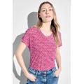 T-Shirt CECIL Gr. M (40), pink (pink sorbet) Damen Shirts V-Shirts