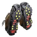 Autmor Ice Cleats Ice Grips Traction Cleats Grippers Non-Slip Over Shoe/Boot Rubber Spikes Crampons Anti Easy Slip