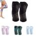 A Pair Knitted Unisex Nylon Strap Knee Pads Professional Knee Brace with Adjustable Straps Nylon Pressurized Bandage Knee Pads Brace for Knee Pain