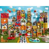Ravensburger Eames House of AIF4 Cards Fantasy 1500 Piece Jigsaw Puzzle for Adults - 17191 - Every Piece is Unique Softclick Technology Means Pieces Fit Together Perfectly
