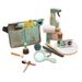 M Wooden Playset Make up Kit Kids Barber Costume for Makeup Bag Girls Hairdressing Tool Child Baby