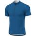 GLVSZ Cycling Jersey for Men Short Sleeve Moisture Wicking Bike Biking Shirts Half Zip Breathable Quick Dry Road Bicycle Clothes
