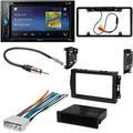 KIT2274 Bundle with Pioneer Multimedia DVD Car Stereo and Installation Kit - for 2005-2007 Dodge Magnum / Bluetooth Touchscreen Backup Camera Double Din Mounting Kit