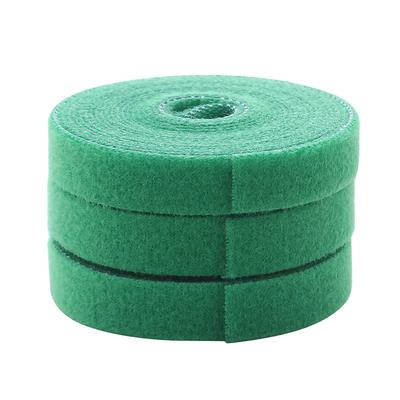 3 Rolls Garden Ties Plant Supports for Effective Growing Strong Grips are Reusable and Adjustable Cut-to-Length 200cm/6.6ft Green-Recycled Plastic