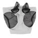 Breathable and Elastic Horse Mesh Fly Mask with Ears Protection - Equestrian Equipment in Gray