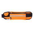 Running Belt Waist Pack - Water Resistant Runners Belt Fanny Pack for Hiking Fitness â€“ Adjustable orange