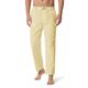 Men's Linen Pants Trousers Summer Pants Beach Pants Pocket Drawstring Elastic Waist Plain Comfort Breathable Daily Holiday Vacation Hawaiian Boho ArmyGreen White