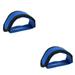 2pcs Anti-slip Bike Pedals Belt Fixed Gear Cycling Pedal Bands Feet Set With Straps Beam Adhesive Pedal Toe Clip Strap Belt (Blue)