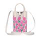 Cat Pattern Shoulder Bag Mini Handbag Hot Selling Fashion Vintage Knitted Hand Bag Colorful Cotton Thread Women's Tote Bags