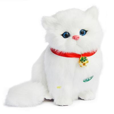 Simulated Cat Doll Ornaments Wholesale Handicrafts Creative Gift Models Will Shake Their Tails And Call Them Chubby