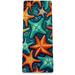 Starfish Extra Large TPE Yoga Workout Mat 32x72 in/80x183 cmx0.8 cm Eco-Friendly Non-Slip Exercise Pad for Home Gym and Pilates Practice