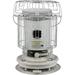 Efficient 23 000 BTU Portable Convection Kerosene Personal Space Heater for 1 000 Square Feet of Indoor or Outdoor Use White