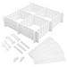 34 Pcs Drawer Plastic Divider Free Combination Storage Drawers Multifunction Dresser Organizer Expandable Kitchen
