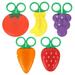 Fruit Shape Scissors Magnets Kids Whiteboard Scrapbooking Clipper Holder Child Children Student Toddler