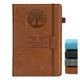 SUOSDEY Brown 2024-2025 Leather Calendar Notebook(JUL.2024-JUN.2025) Weekly Monthly Appointment Planner for Time Management