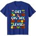 Super Mario Get On My Level Game Play Poster T-Shirt Leisure classic creativity