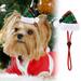 Holiday sales Lmueinov New Pet Christmas Hat Fashion Christmas Hat Elastic Rope Hat Savings up to 30% off