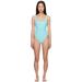 Blue Dua Lipa Edition One-piece Swimsuit - Black - Versace Beachwear