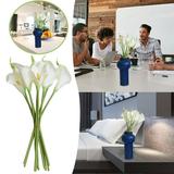 Dinmmgg Flower High End New Living Room 10 Calla Flower Flower Holding Flower Wedding Flower Vases Wildflowers Artificial Flowers Silk Artificial Flowers Artificial Flower Wall Panels