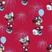 Springs Creative Disney Mickey & Minnie Mouse Patriotic Minnie Allover Red 100% Cotton Fabric by The Yard