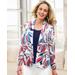 Draper's & Damon's Women's Pop Art Blazer - Multi - 2X - Womens