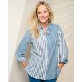 Draper's & Damon's Women's Cabana Big Shirt - Multi - XL - Misses