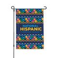 National Hispanic Heritage Month Flag Double Sided Garden Flag 28Ã—40in Inch House Flag Decorations For Outside Yard Home Holiday
