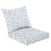 Outdoor Deep Seat Cushion Set 24 x 24 Seamless pattern stars white It used for Christmas decor Deep Seat Back Cushion Fade Resistant Lounge Chair Sofa Cushion Patio Furniture Cushion