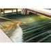 Landscape Rug Bamboo Rug Easy to Clean Rug Cute Rug Modern Rugs Rugs Green Landscape Rugs Entry Rugs Office Decor Rug Home Decor 3.9 x5.9 - 120x180 cm