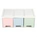 Colorful Desktop Storage Box with Drawers Jewelry Holder Cabinets Decor F #