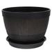 AntiGuyue 1 Set of Garden Plastic Plant Pot Succulent Planter Pot Succulent Pot with Saucer