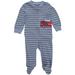 Baby Boys Big Red Truck Footed Coverall