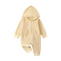 Canis Long Sleeve Zipper Hooded Jumpsuit for Baby