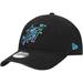 Youth New Era Black Miami Marlins Game Day Bloom 9TWENTY Adjustable Hat