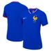 Men's Nike Blue France National Team 2024 Home Authentic Blank Jersey