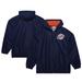 Men's Mitchell & Ness Navy San Diego Padres Cooperstown Collection Unlined Vintage Logo Full-Zip Hoodie Windbreaker Jacket
