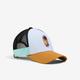 Adult Trucker Style Beach Volleyball Cap Bvcap - White/ochre