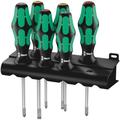 Wera Kraftform 335/350/355/6 6-Piece Lasertip Screwdriver Set - 335/350/355/6 S/DRIVER SET SL/PH/PZ KRAFTFORM PLUS 6PC