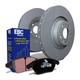 EBC Brakes OE Replacement Discs and Ultimax Pads Kit - Rear - Solid 302x11mm - TRW Caliper