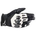 Alpinestars SMX-1 Drystar Motorcycle Gloves - Large - Black / White, Black/white