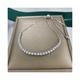 Romantic 925 Sterling Silver Created Moissanite Diamonds Gemstone Fine Jewelry Charm Bracelets For Women
