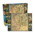 The Lord of the Rings Middle Earth Map 1000 piece jigsaw puzzle (nm)