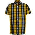 Real Hoxton Checked Short Sleeve Shirt - Spanish - RHXTSS-SPN SS BT S