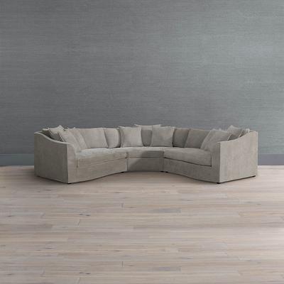 Pippa 3-pc. Loveseat Sectional - Terracotta Poppy - Frontgate