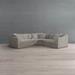 Pippa 3-pc. Loveseat Sectional - Performance Linen Parks Driftwood - Frontgate