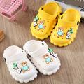 Boys & Girls: Cartoon Clog Slippers With Charms - Lightweight, Non-slip & Breathable Slip-on Sandals For Walking